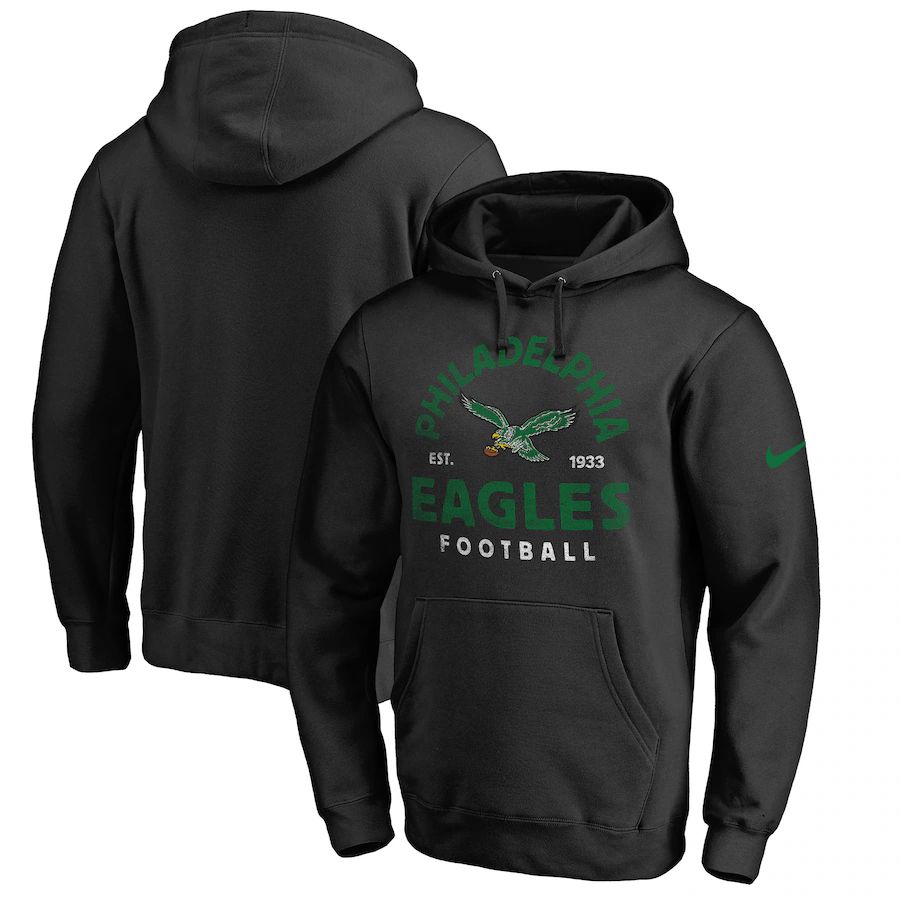 Men 2023 NFL Philadelphia Eagles black Sweatshirt style 10312->philadelphia eagles->NFL Jersey